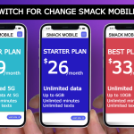 Smack Home Phone Plan Unlimeted Talk & Text +1GB Data Prepaid w/Autopay