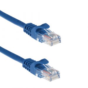 20ft Blue CAT5e Ethernet Patch Cable, Easyboot (Ferrari-style)